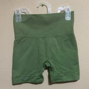 Set active Sculpflex ribbed shorts